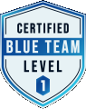 Certified Blue Team Level 1